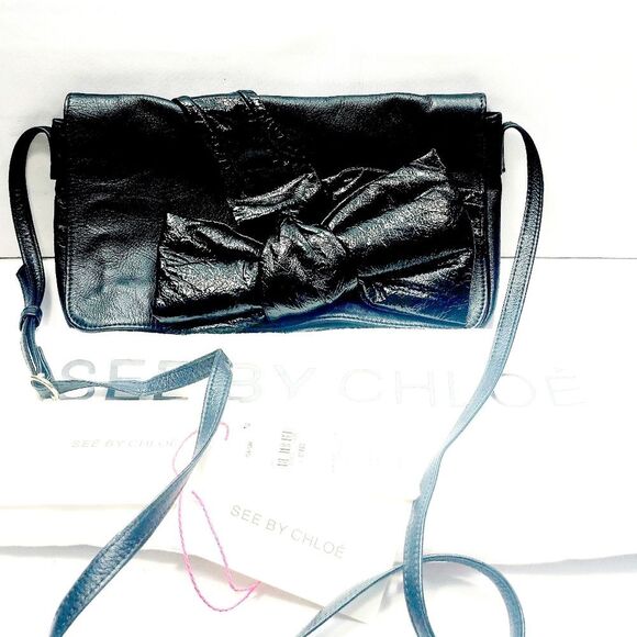 See by Chloe Leather Shoulder Bag - Picture 1 of 7